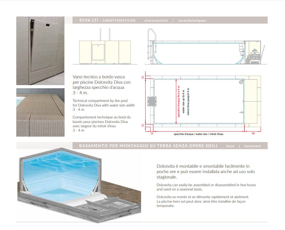Piscina Laghetto Dolcevita Diva - immagine 3