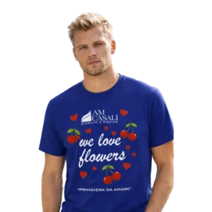 Tshirt Uomo Am Casali Blu